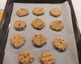 Φωτογραφία βήματος 4 της συνταγής Cookies βρώμης με σοκολάτα και cranberries