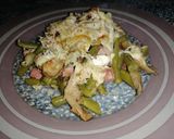 Foto del paso 8 de la receta Judías Verdes y setas salteadas y gratinadas