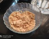 A picture of step 2 of Bournvita pudding.