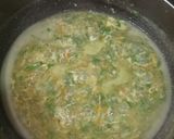 A picture of step 3 of Egg Drop Lemon Coriander Soup.