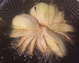 A picture of step 2 of California Farm Upside Down Blooming Onion.