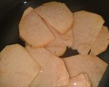 A picture of step 1 of Yam Curry/Jimmikand Curry.