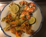 Une image de l'étape 4 de Tagliatelles de courgettes et carottes au bouillon de poisson.