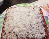 A picture of step 4 of Jammy coconut cake.