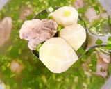 Hình bước làm 3 của món Sườn non nấu khoai môn