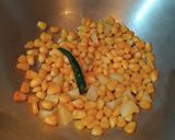 A picture of step 3 of Corn Chaat.