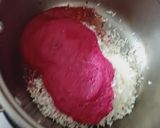 A picture of step 2 of Beetroot Tomato rice.