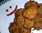 A picture of step 5 of Aloo or piyaz Pakory.