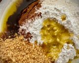 A picture of step 4 of Apple Cake with Cinnamon Almond Crumble.