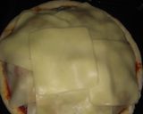 Foto del paso 5 de la receta: Pizza de pollo, tomatitos Cherri y champiñones