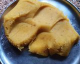 A picture of step 3 of Sweet Potato and Fresh Cream Halva.