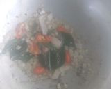 A picture of step 4 of Broad beans thuvaiyal.