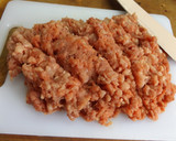 Foto del paso 1 de la receta: Albóndigas de pollo con avena y salsa de almendra y limón
