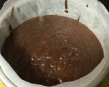 A picture of step 3 of Eggless DBC Death by Chocolates Cake 🍰.