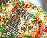 Foto del paso 2 de la receta: Arroz colorido. Vegetales + curry