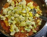 A picture of step 4 of Cauliflower potato masala.