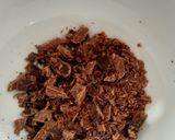 Une image de l'étape 5 de Tarte amandine chocolat.