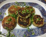 A picture of step 3 of Matki beans cutlet.