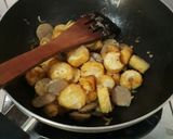 Foto langkah ke 4 dari resep Cah buncis bakso putih telur (w#50).