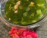 A picture of step 2 of Chicken and Mustard Greens Soup.