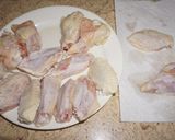 Foto del paso 1 de la receta: Alitas de pollo asadas en el broiler