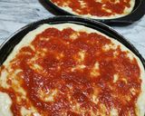 A picture of step 5 of Pugliese Pizza with Bari-Style Dough.