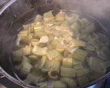 Une image de l'étape 5 de Cardons à la crème de moutarde et persil.