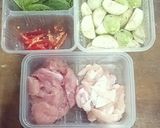 รูปขั้นตอนการทำที่ 1 ของ แกงเขียวหวานสองใจ สูตรคีโต
