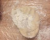 A picture of step 2 of Yakigyoza made from scratch 🌾.