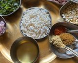 A picture of step 1 of Fireless Crunchy Puff Rice Bhel (evening snacks).