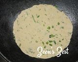A picture of step 2 of Dill Capsicum Parathas.