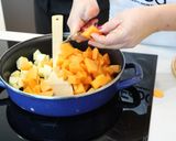 Foto del passaggio 1 della ricetta Confettura di zucca mele e zenzero in polvere