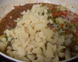 A picture of step 5 of Paav bhaji.