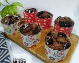 Foto langkah ke 7 dari resep Chocolate Muffin With Oreo - tanpa mikser.