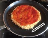 A picture of step 2 of Hash brown pizza in Pan:.