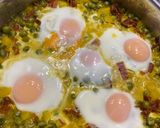 Foto del paso 8 de la receta: 🌱 Guisantes con jamón y patatas con huevos escalfados 🍳 Estilo “la Finita” 🧑🏽🍳