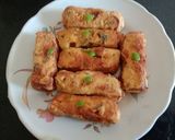 A picture of step 6 of Unique healthy tasty bread potato rolls (snack or tiffin recipe for kids).