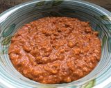 A picture of step 7 of Homemade Meat Sauce with Rolled Oats & Lentil Flour.