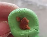 A picture of step 3 of Pandan Glutinuos Rice Ball with Coconut Sugar Filling.
