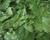 A picture of step 2 of Palak ki sabji.