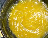 A picture of step 3 of #summerseason mango coconut burfi.