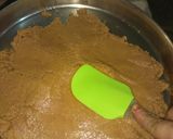 A picture of step 4 of Besan Burfi/ Mohanthal(without Khoya).