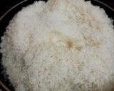 A picture of step 3 of Fresh coconut burfi.