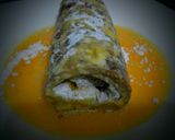 Foto del paso 6 de la receta: Perritos Calientes con queso manchego en crepes!
