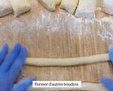 Une image de l'étape 3 de Gnocchis Maison sauce Gorgonzola Mascarpone et Noix.