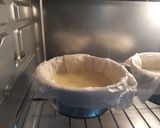 Gambar langkah 3 resipi Basque Burn Cheese Cake.