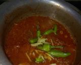 A picture of step 2 of Lala gosht.