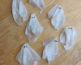 Une image de l'étape 4 de 👻 Fantôme en feuilles de riz (Halloween).