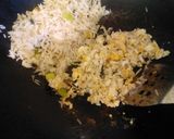 A picture of step 1 of My version of special fried rice.