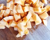 Une image de l'étape 1 de Brochettes de melon 🍈.